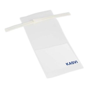 Saco para amostra estéril com tarja de identificação Kasvi
