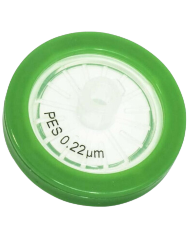 Filtro para seringa PES 25mm 0,22um estéril 100und/cx